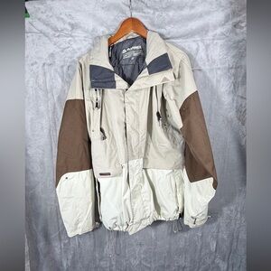 Allyance Waterproof Winter Ski Snow Jacket Mens Large 5000mm Colorblock Nylon